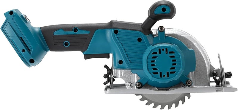 Heimerdinger 5 Inch Brushless Cordless Circular Saw with 4000mAh Battery,6500 RPM Compact Circular Saw,20mm Arbor with 1 TCT 30T Wood Blade and Scale Ruler - Image 4